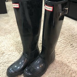 Tall Black Hunter Rainboots